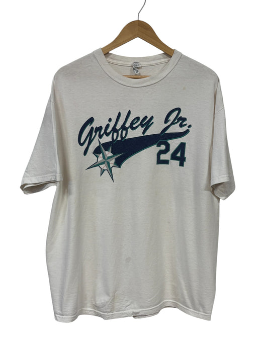 Vintage Seattle Mariners Ken Griffey Jr. #24 Baseball Tee Size XL