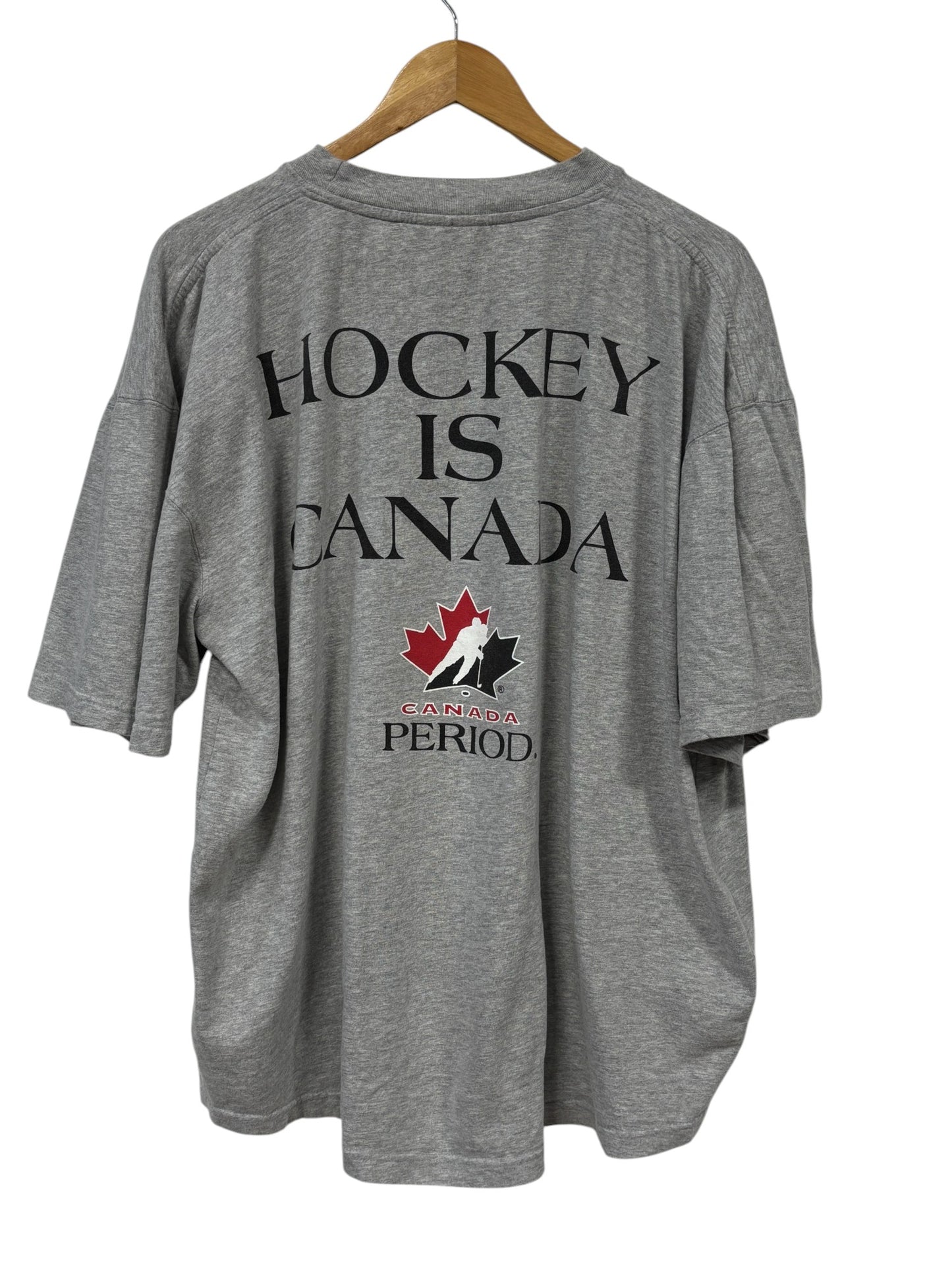 Vintage 00's Canada is Hockey Period Graphic Tee Size XXL