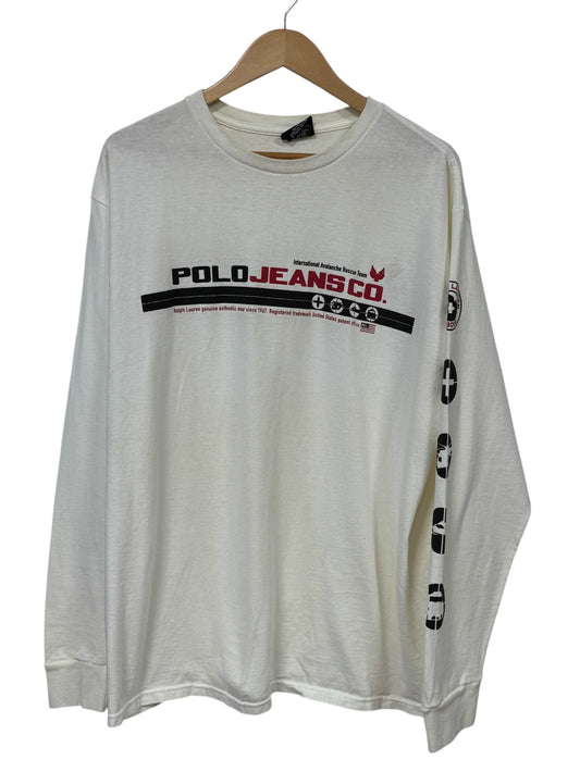 Vintage Polo Ralph Lauren Avalanche Rescue Team Long Sleeve Shirt Size XL