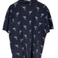 Vintage Ralph Lauren Swordfish All Over Print Polo Shirt Size XL
