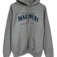 Vintage Y2K Seattle Mariners Grey Pullover Baseball Hoodie Size Large