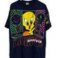 Vintage 90's Looney Tunes Tweety Bird Whatever Groovy Cartoon Tee Size XL