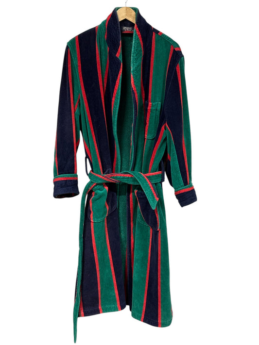 Vintage Polo Ralph Lauren Striped Bath Robe Size Large