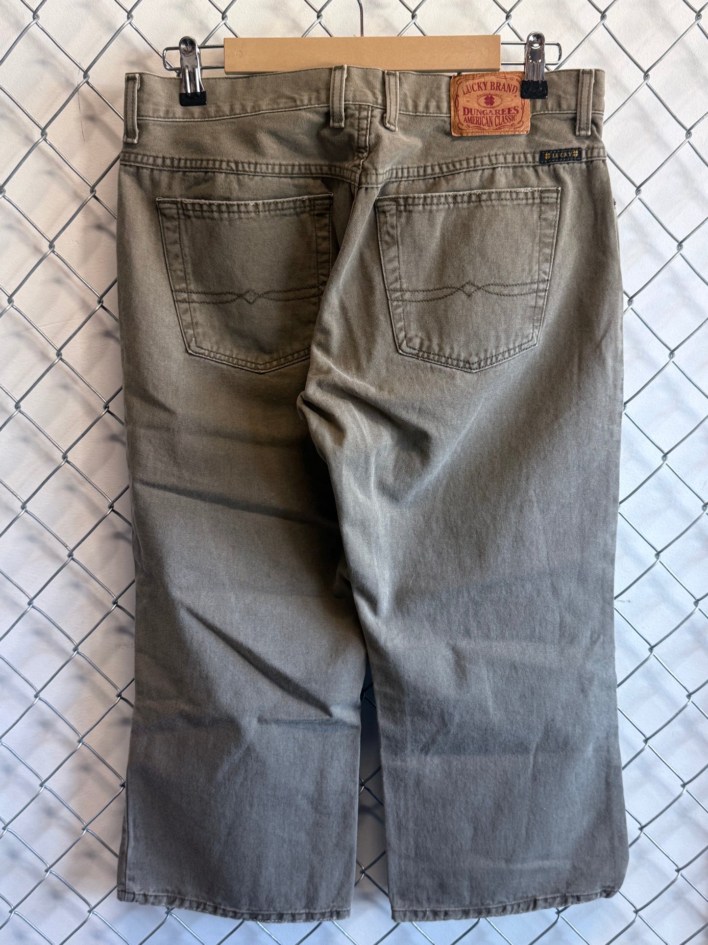 Lucky Brand Dungarees Easy Rider Crop Jeans Size 32x22