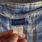 Vintage 90's Blue Plaid Checkered Trouser Pants Size 34x22