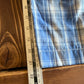 Vintage 90's Blue Plaid Checkered Trouser Pants Size 34x22