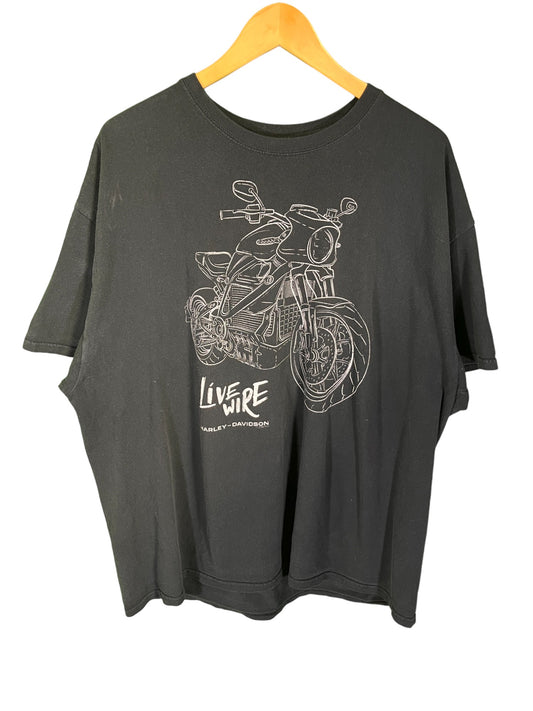 Harley Davidson Livewire Biker Graphic Tee Size XXL