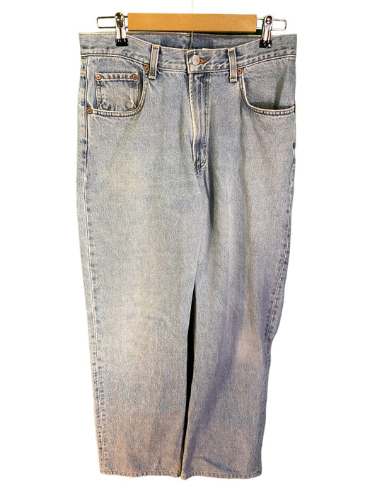 Vintage 90's GAP Brand Light Wash Straight Leg Denim Jeans Size 32x30