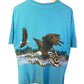 Vintage 90's Signal Eagle Nature All Over Print Graphic Tee Size Large