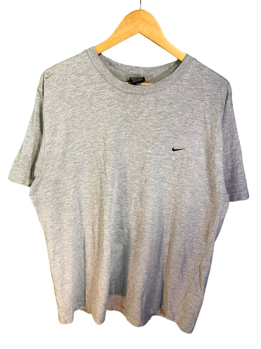 Vintage 00's Nike Small Swoosh Classic Logo Embroidered Tee Size Large