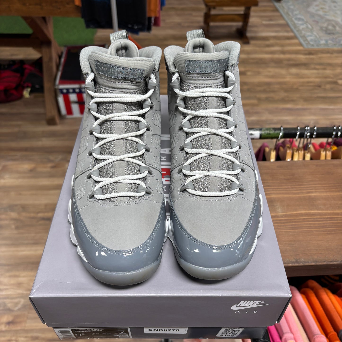 Jordan 9 'Cool Grey (2025)' Size 9.5