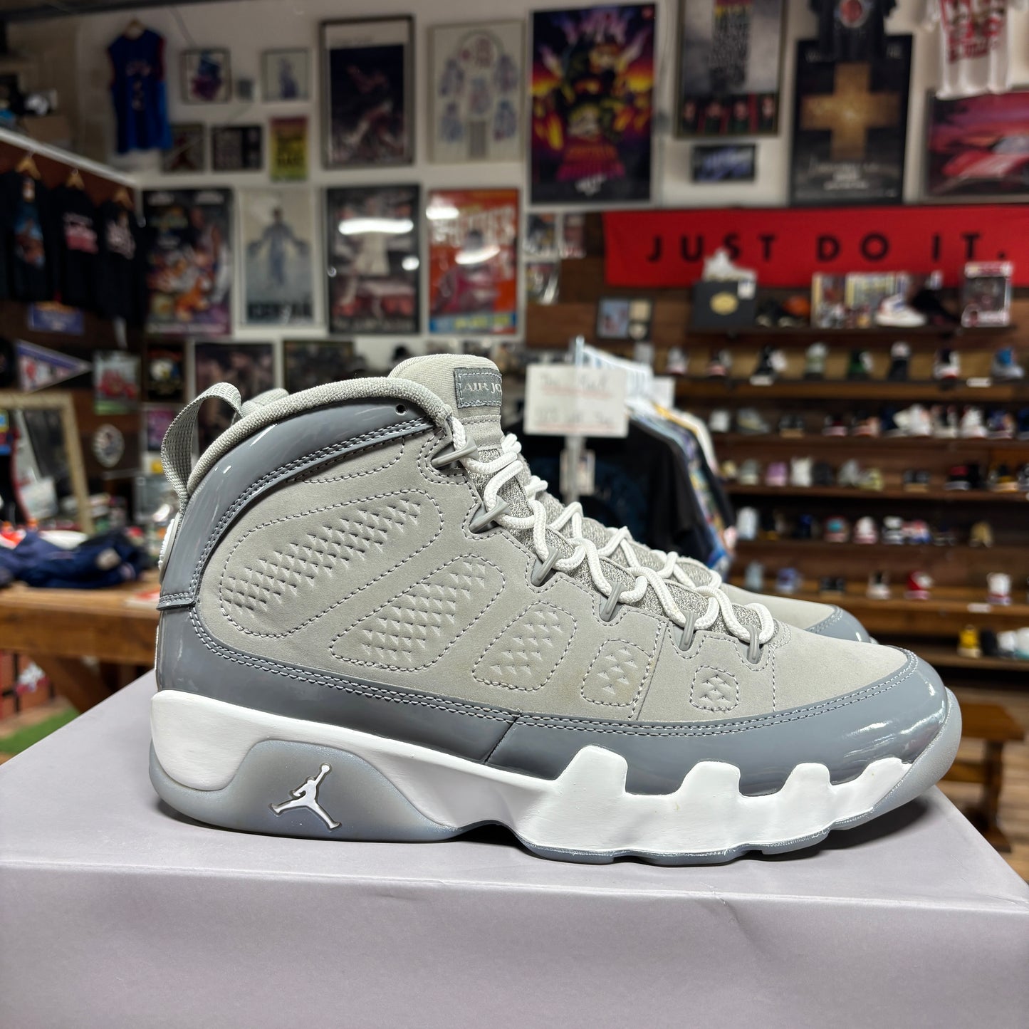 Jordan 9 'Cool Grey (2025)' Size 9.5