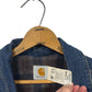 Vintage 90's JB1998 Carhartt Blanket Lined Denim Trucker Jacket Size XL Tall