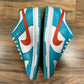 Nike Dunk Low 'Miami Dolphins' Size 8