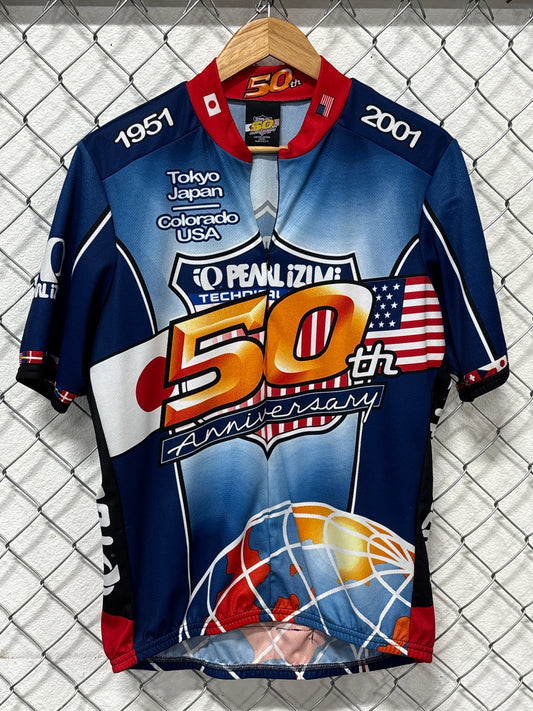 Vintage 50th Anniversary Pearl Izumi Cycling Shirt Size Large