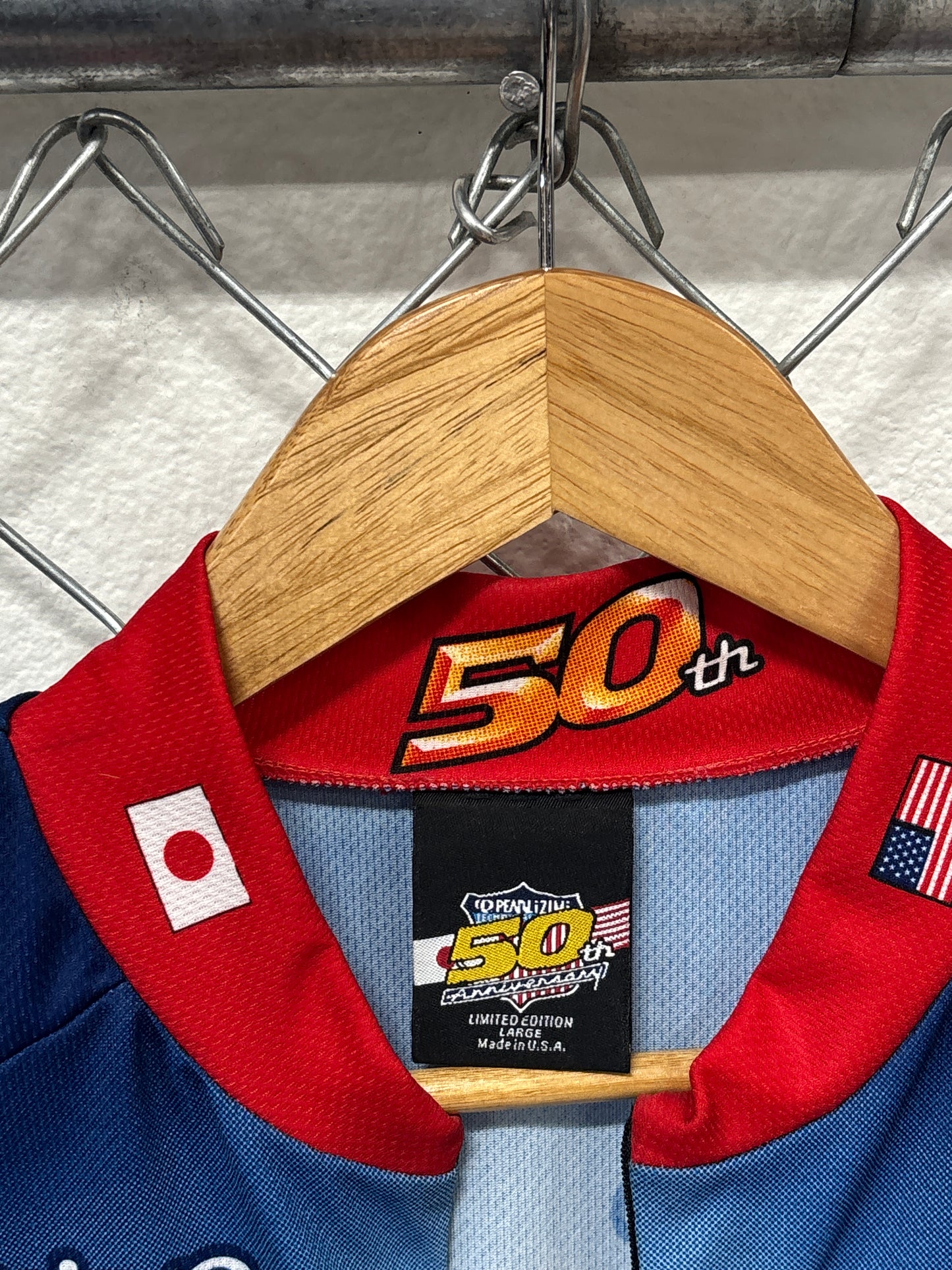 Vintage 50th Anniversary Pearl Izumi Cycling Shirt Size Large