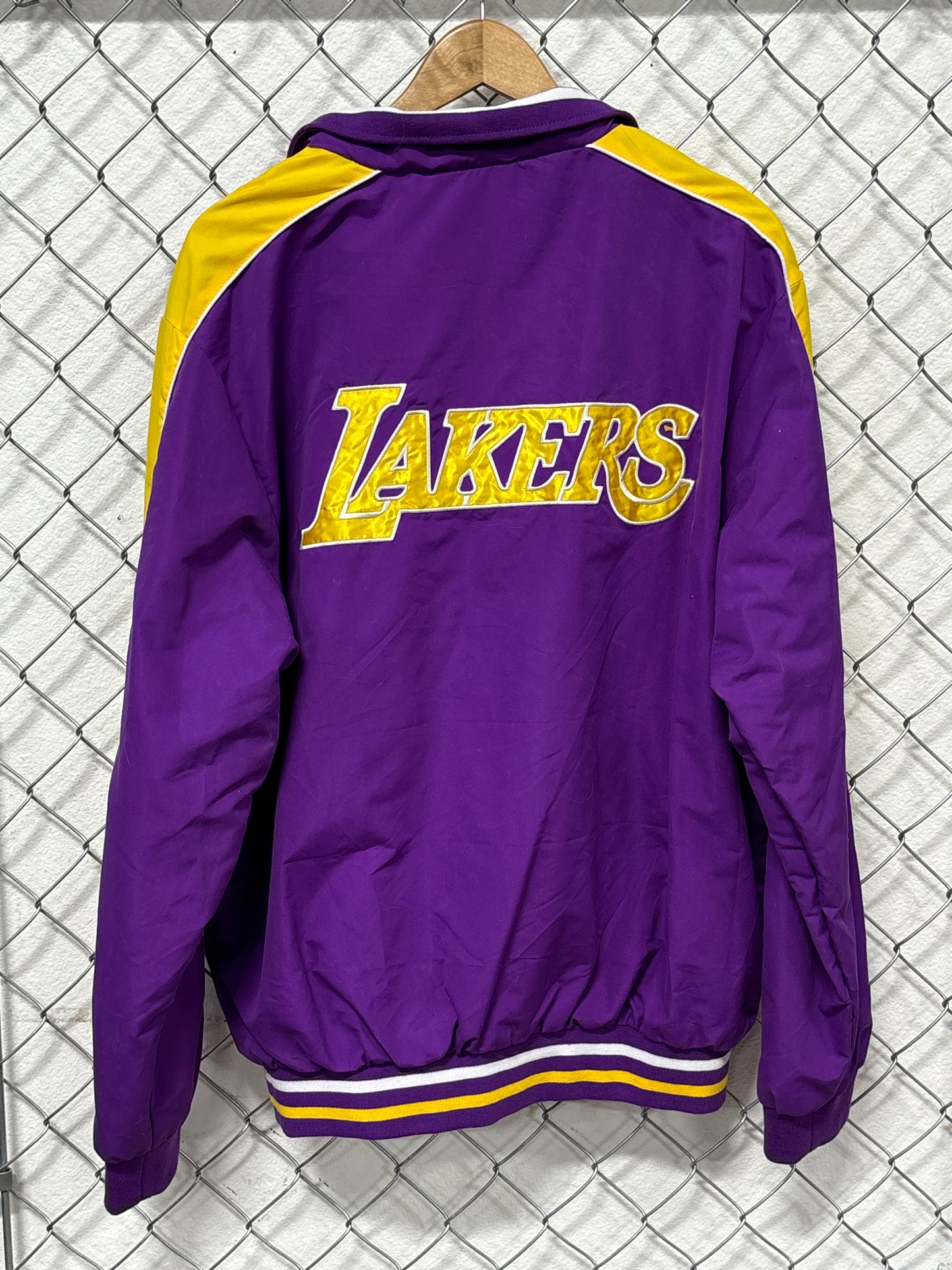 Vintage Y2K G3 Carl Banks Los Angeles Lakers Jacket Size Large