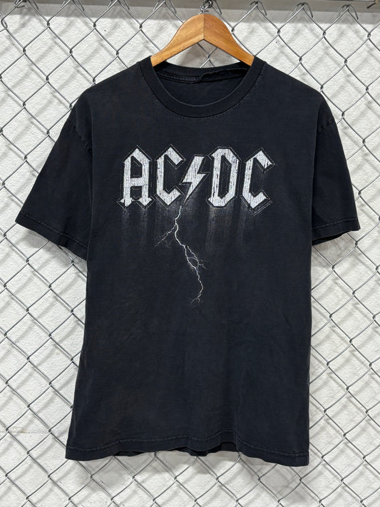 Vintage Y2K ACDC Thunderstruck Band Graphic Tee Size Large