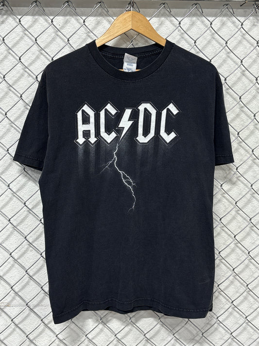 Vintage  Y2K ACDC Thunderstruck Band Graphic Tee Size Large