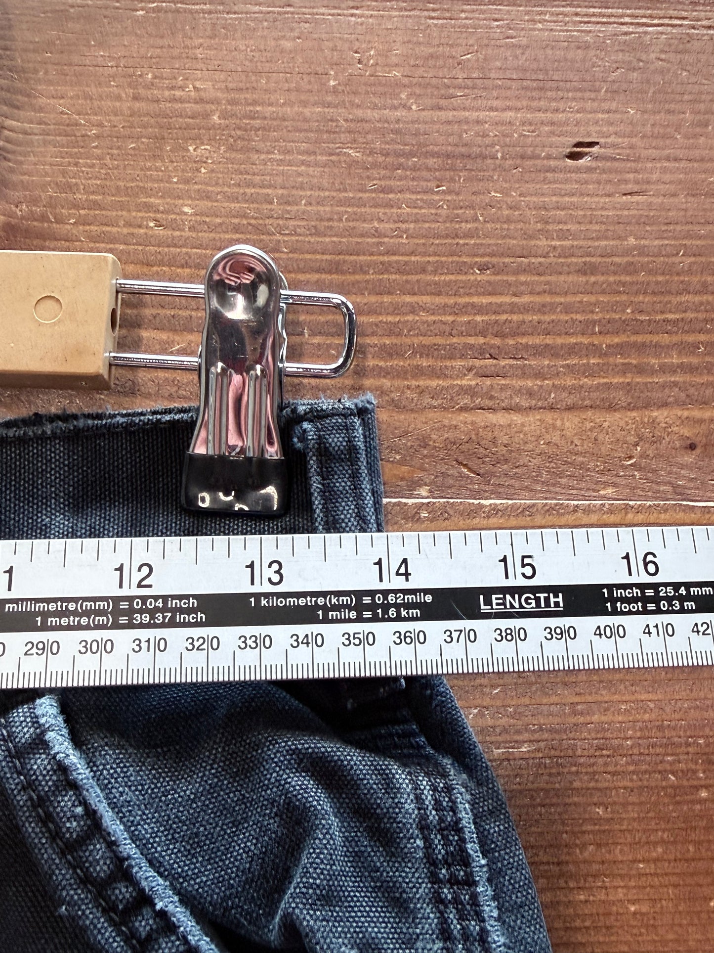 Vintage Carhartt Black Faded Double Knee Carpenter Pants Size 28x27