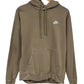 Nike Futura Logo Small Swoosh Hoodie Size Medium