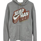Jordan Brand Jumpman Swoosh Logo Hoodie Size Large