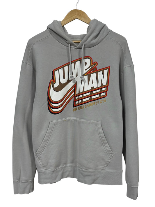 Jordan Brand Jumpman Swoosh Logo Hoodie Size Large