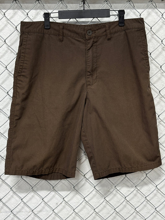 Vintage Y2K Quiksilver Brown Board Shorts Size 35