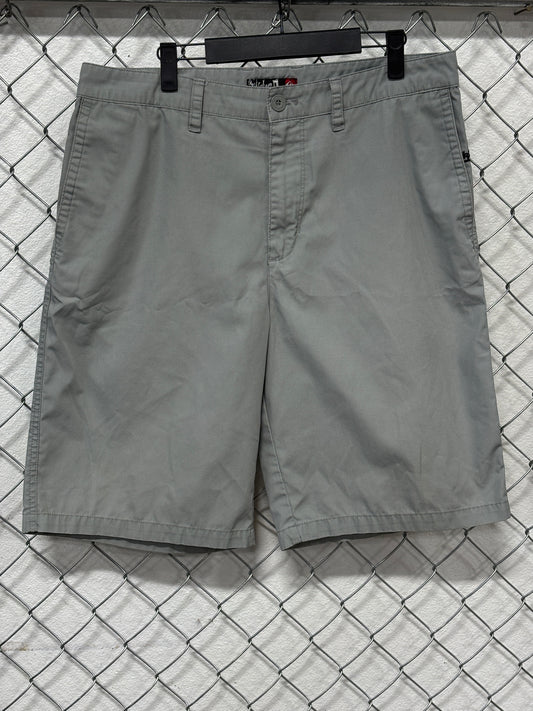 Vintage Y2K Quiksilver Grey Board Shorts Size 35