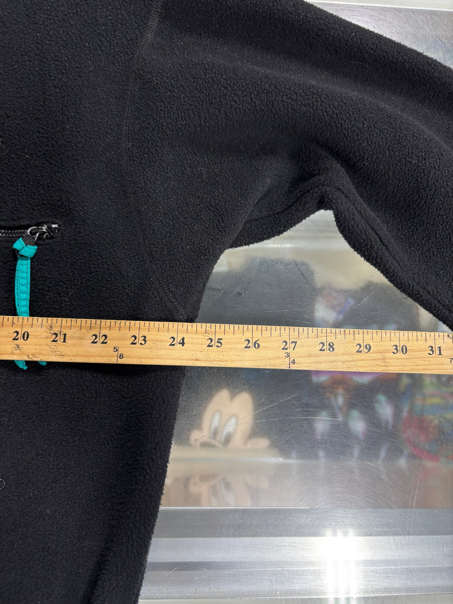 Vintage 90's Columbia Black Snap T Fleece Sweater Size Large