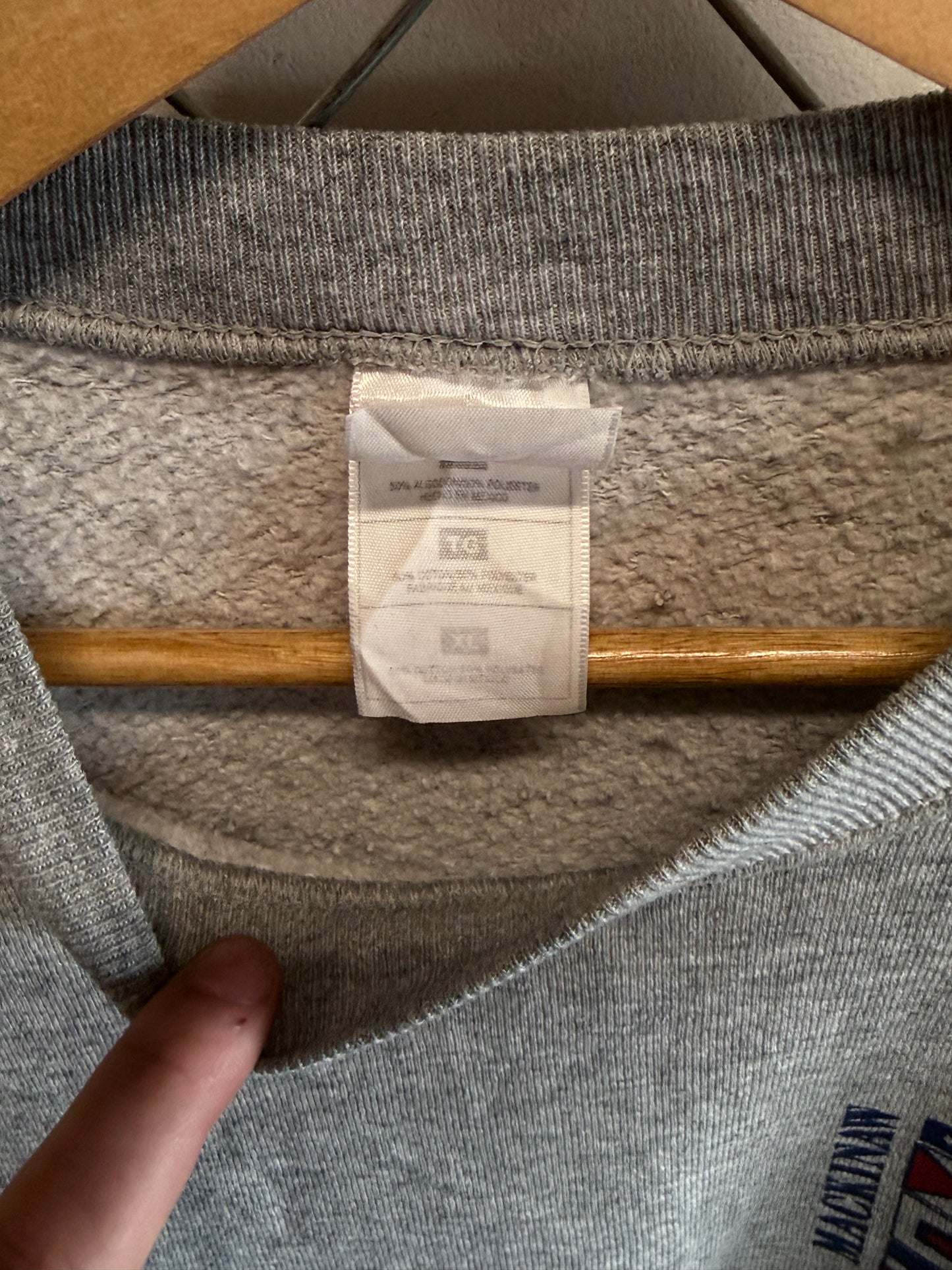 Vintage 90's Mackinaw Sailing Crewneck Sweater Size XL