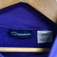 Vintage Catalina Women's Purple Cropped Crewneck Sweater Size Medium