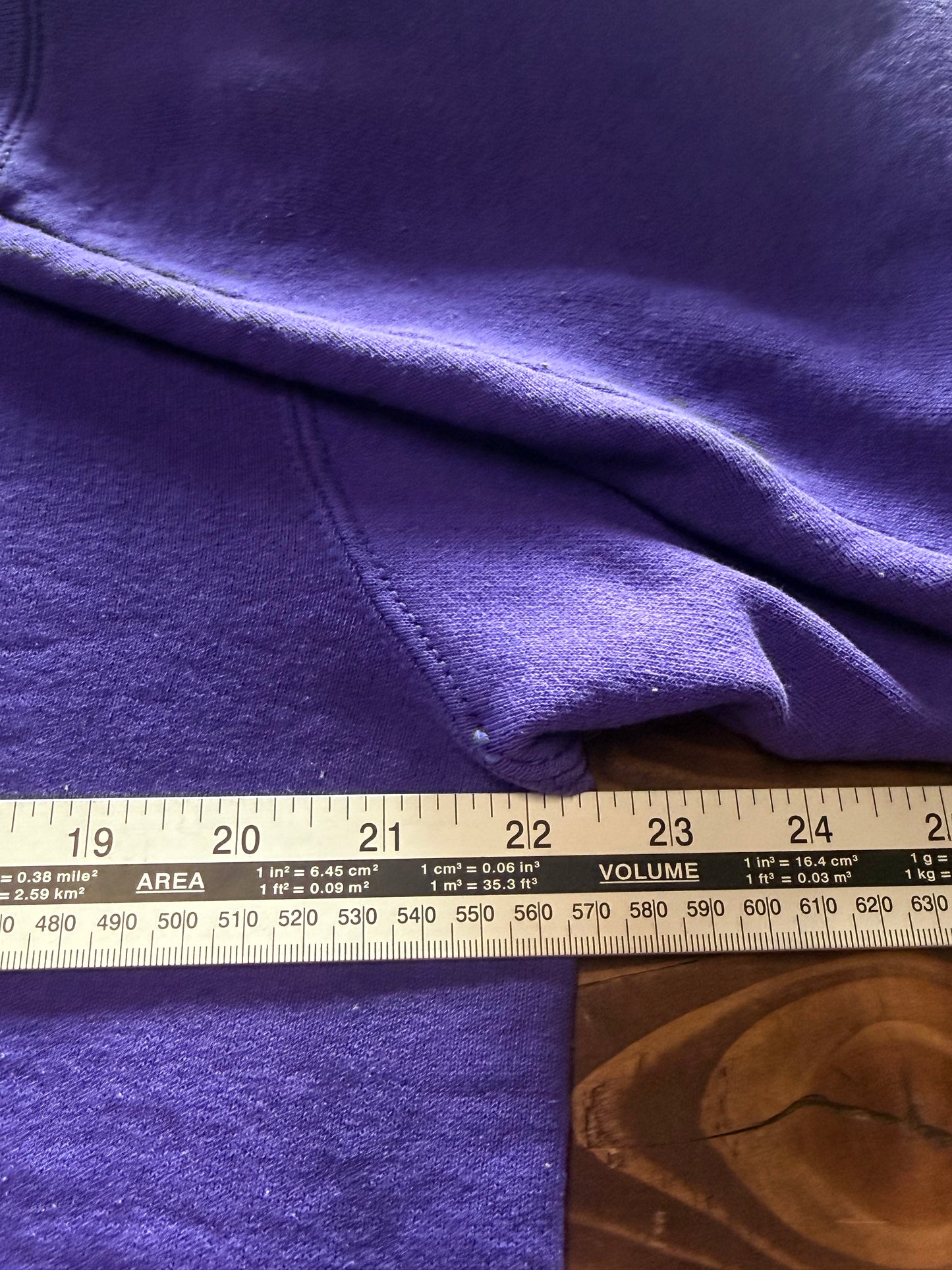 Vintage Catalina Women's Purple Cropped Crewneck Sweater Size Medium