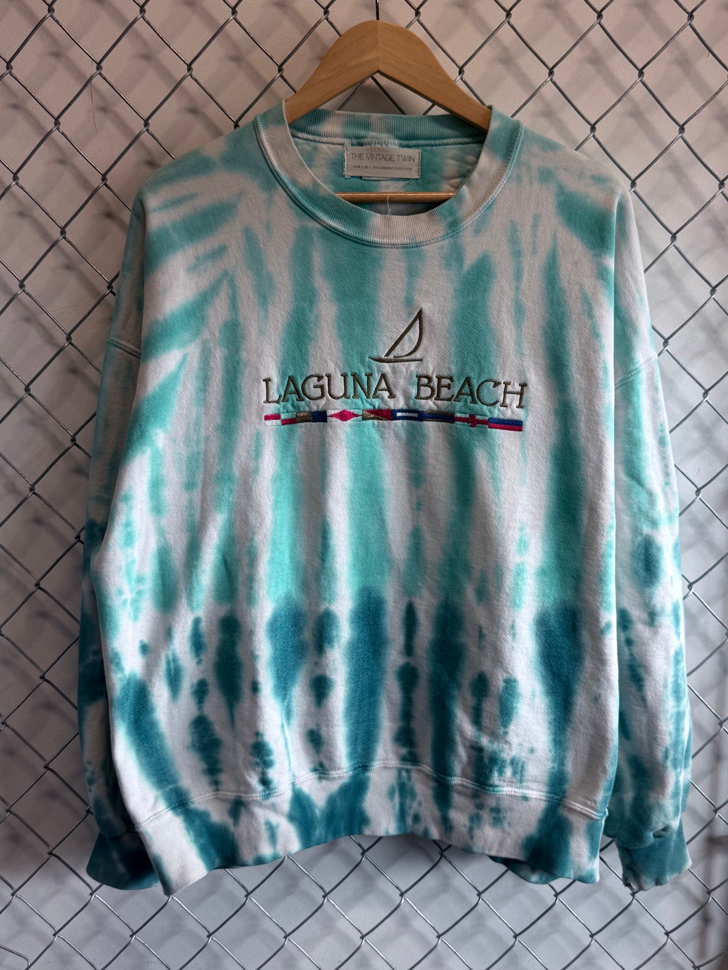 Vintage 90's Laguna Beach Tie Dye Crewneck Sweater Size XL