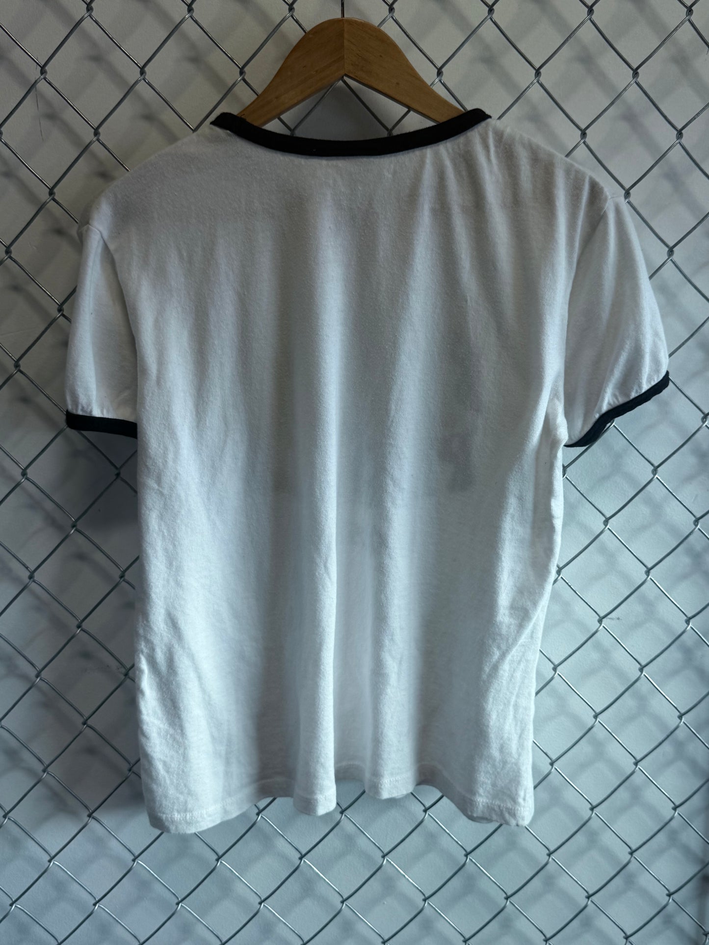 Woodstock Power to the People Ringer Music Tee Size Medium