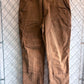Carhartt Brown Double Knee Carpenter Pants Size 34x29