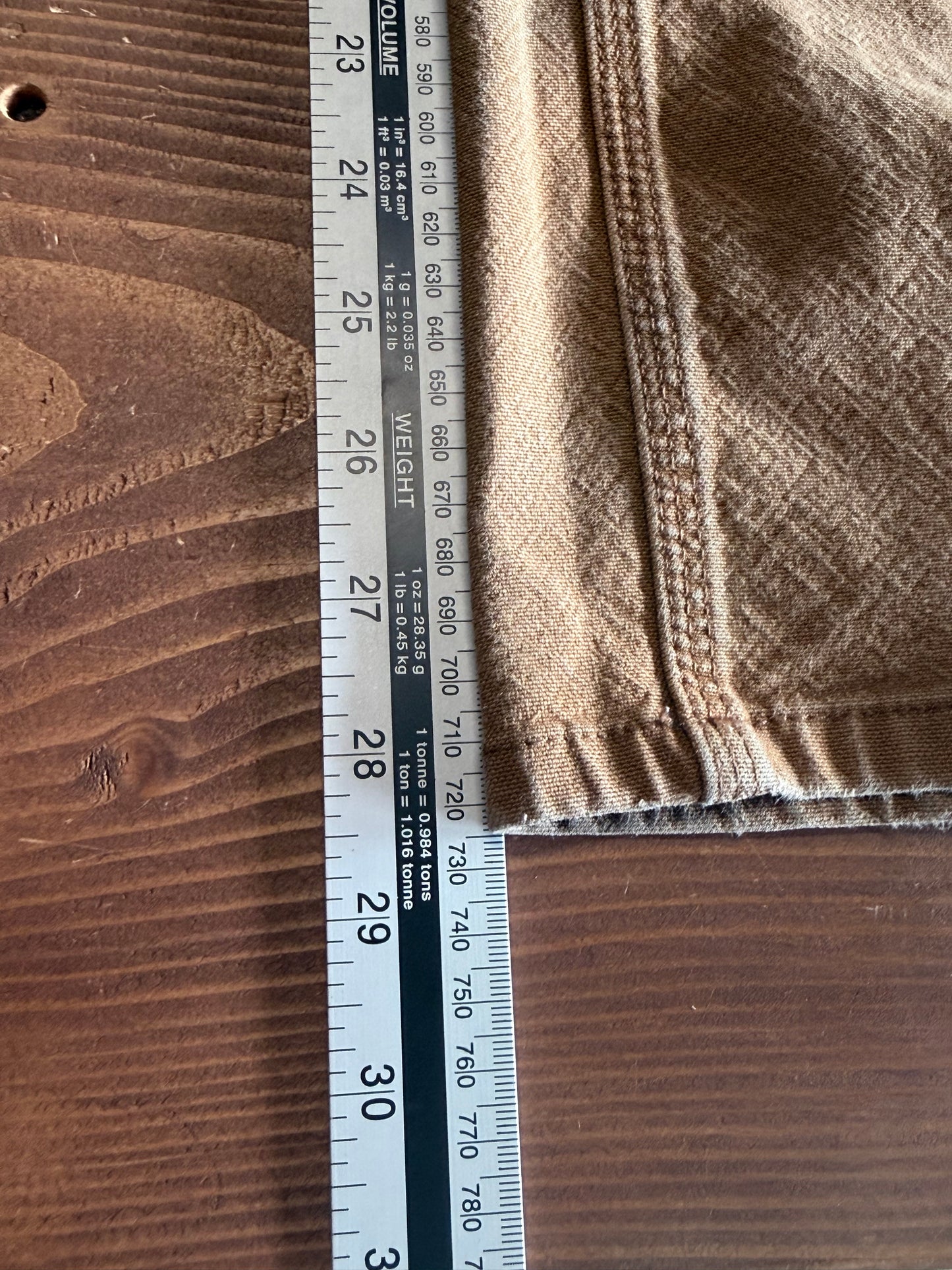 Carhartt Brown Double Knee Carpenter Pants Size 34x29