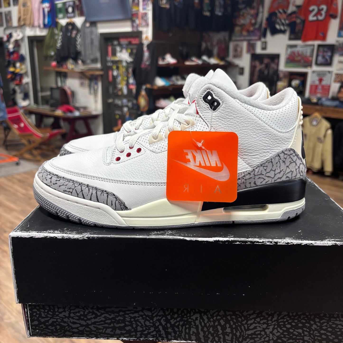 Jordan 3 'Reimagined White cement' Size 10 (VNDS)