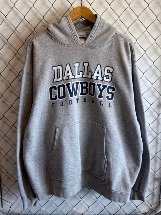 Vintage Y2K Reebok Dallas Cowboys NFL Hoodie Size XL