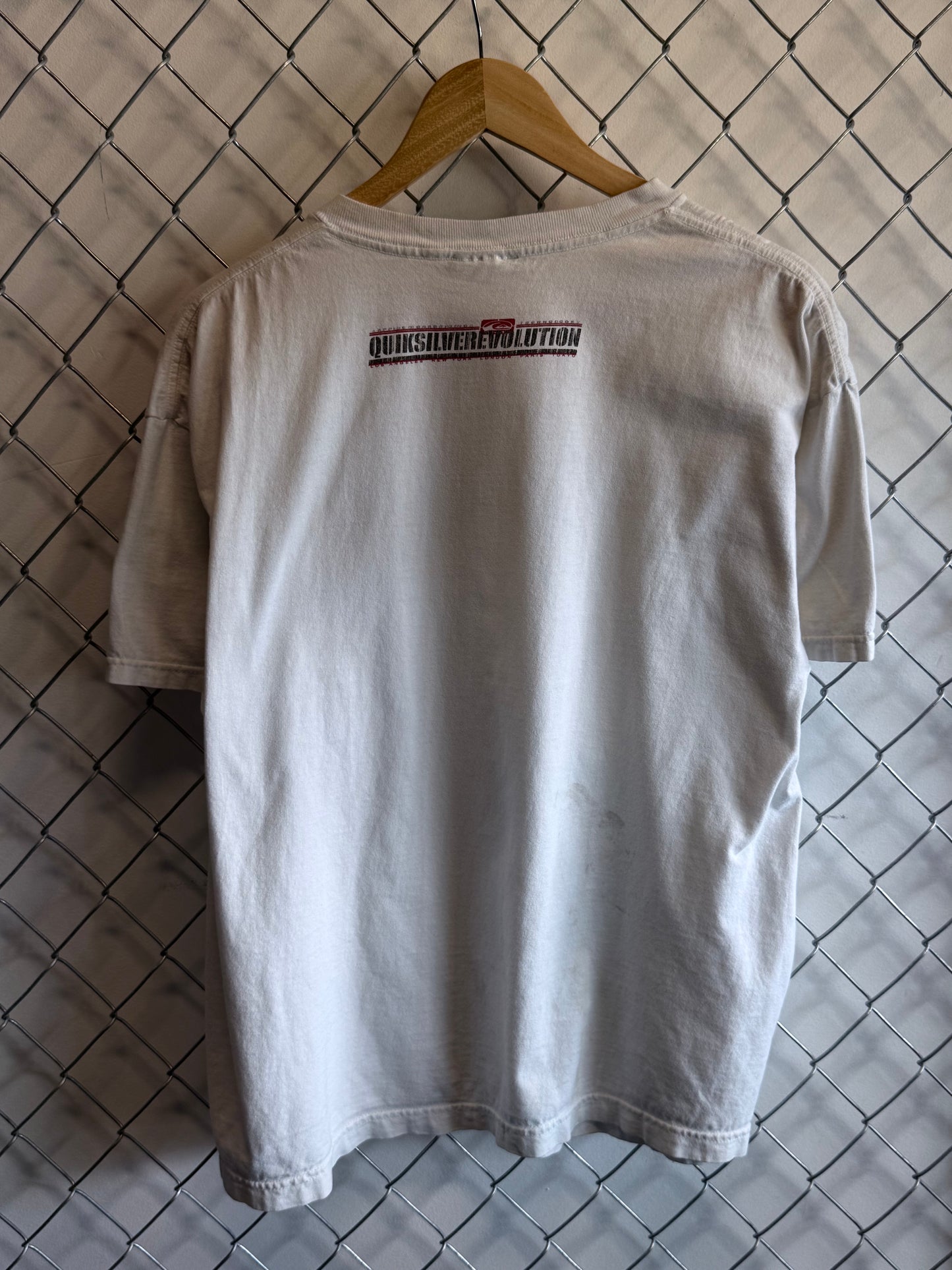 Vintage 90's Quiksilver Revolution Snowboarding Graphic Tee Size Large