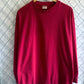 Vintage Red Blank Long Sleeve Shirt Size XL