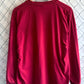 Vintage Red Blank Long Sleeve Shirt Size XL