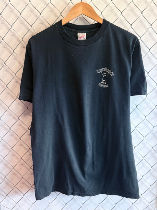 Vintage 90's Everybody's Gym Lean on Me Graphic Tee Size Large