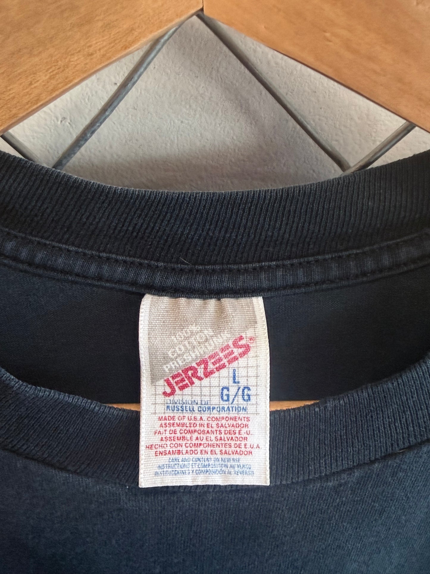 Vintage 90's Everybody's Gym Lean on Me Graphic Tee Size Large