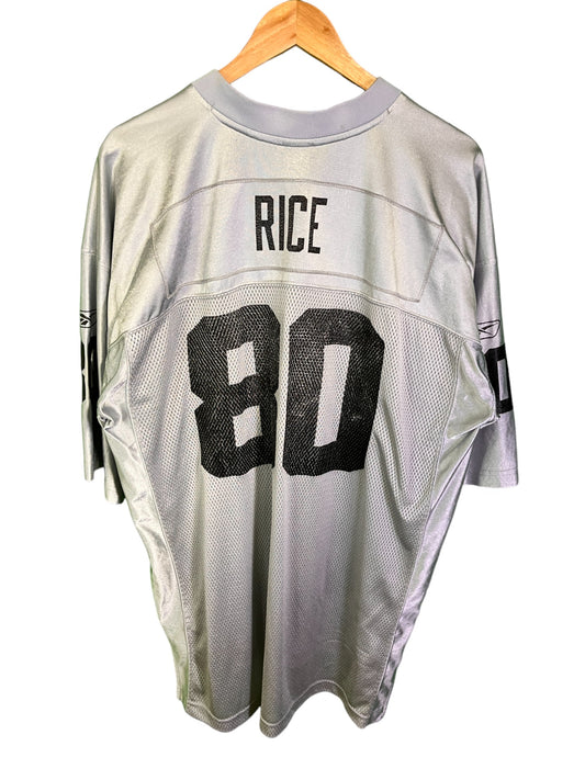 Vintage 00's Reebok Oakland Raiders Jerry Rice Jersey Size XL