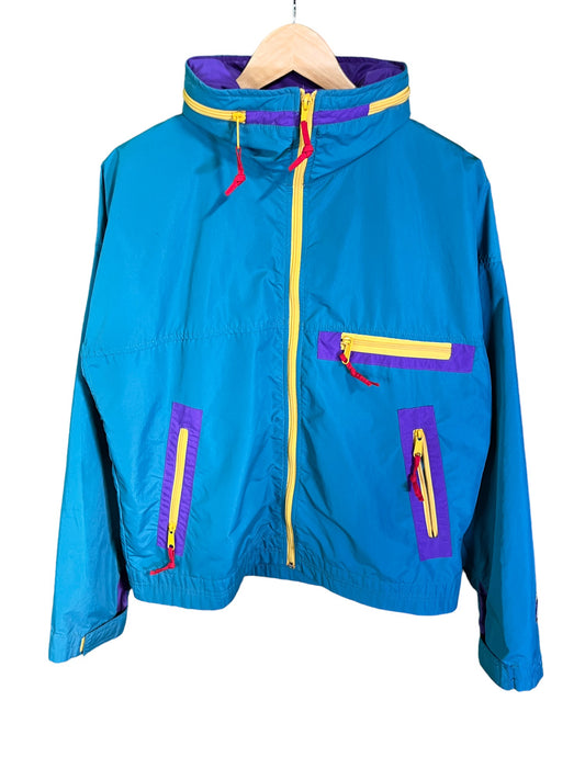 Vintage 80's Sierra Designs Multicolor Full Zip Ski Jacket Size Medium
