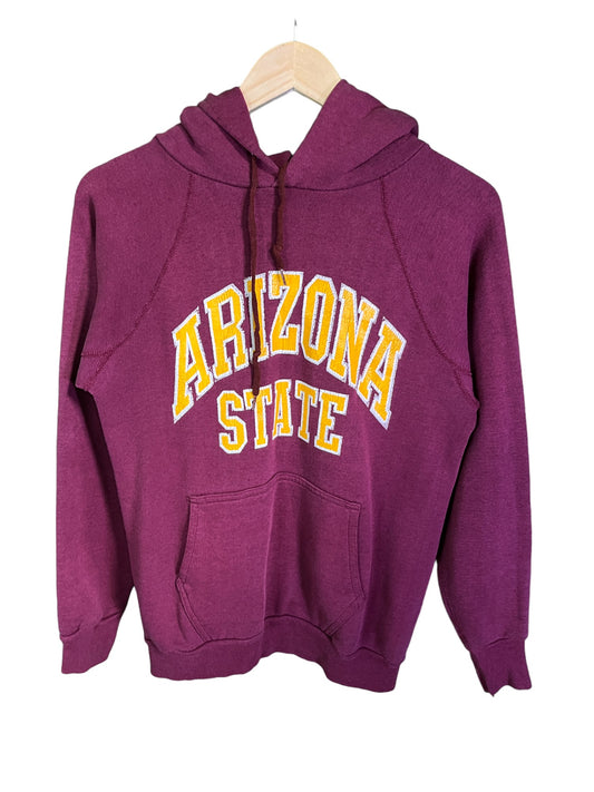 Vintage 90's Made in USA Arizona State Arc Logo Hoodie Size Medium