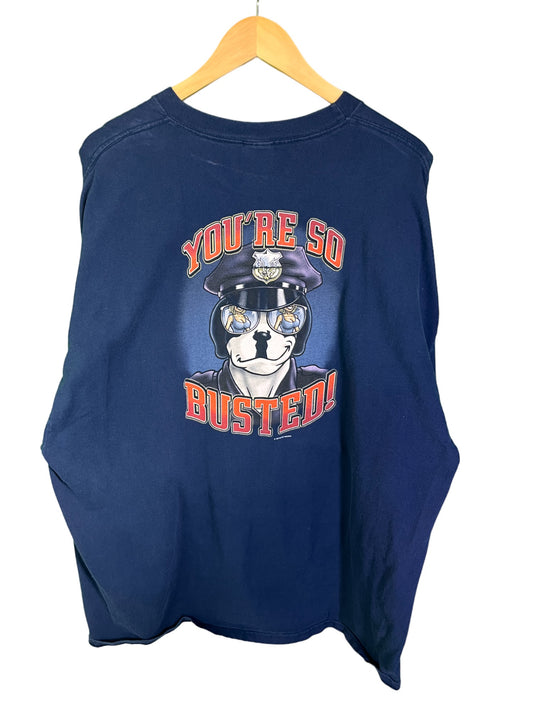 Vintage Big Dogs You're so Busted Graphic Tee Size 3XL