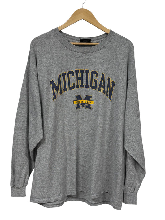 Vintage University of Michigan Wolverines Long Sleeve Collegiate Shirt Size XXL