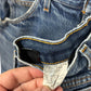 Vintage Dickies Relaxed Fit Flannel Lined Denim Jeans Size 34x32